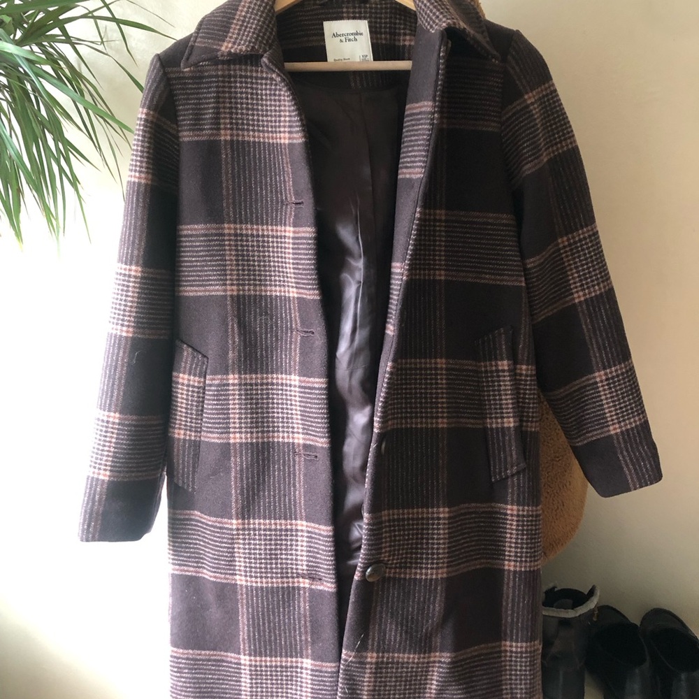 Abercrombie & Fitch Brown Trench Coat